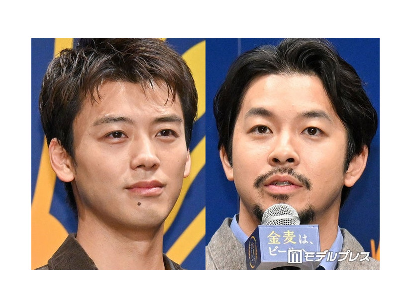 「金麦は、ビールへ。」PR発表会に出席した竹内涼真、仲野太賀（C）モデルプレス