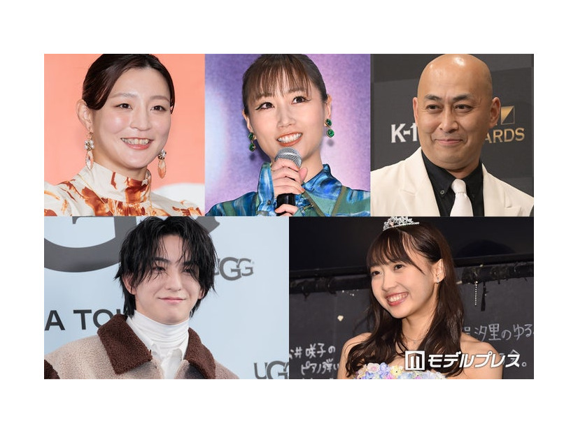 （上段左から）角田夏実、大塚愛、長谷川雅紀（下段左から）前田公輝、木崎ゆりあ（C）モデルプレス
