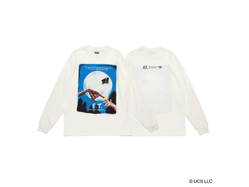 「LS tee E.T. Fly Me To The Moon」8,800円© Universal City Studios LLC. All Rights Reserved.