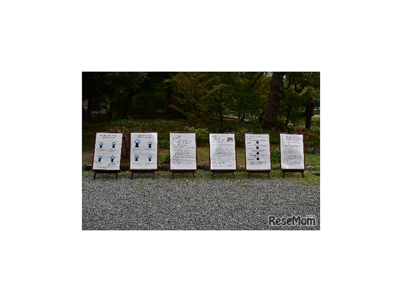 弓道の歴史や射法についてのパネル展示（2025年開催のようす）