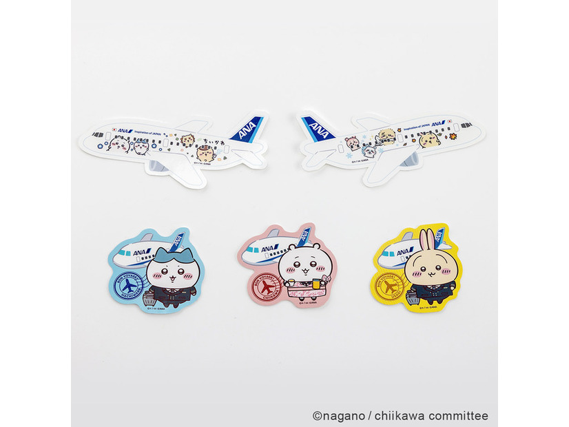 ＜ちいかわ×ANA＞ステッカー／各400円（税別）