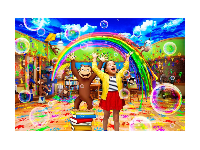 「プレイング・ウィズおさるのジョージ（TM）」（C）画像提供：ユニバーサル・スタジオ・ジャパン