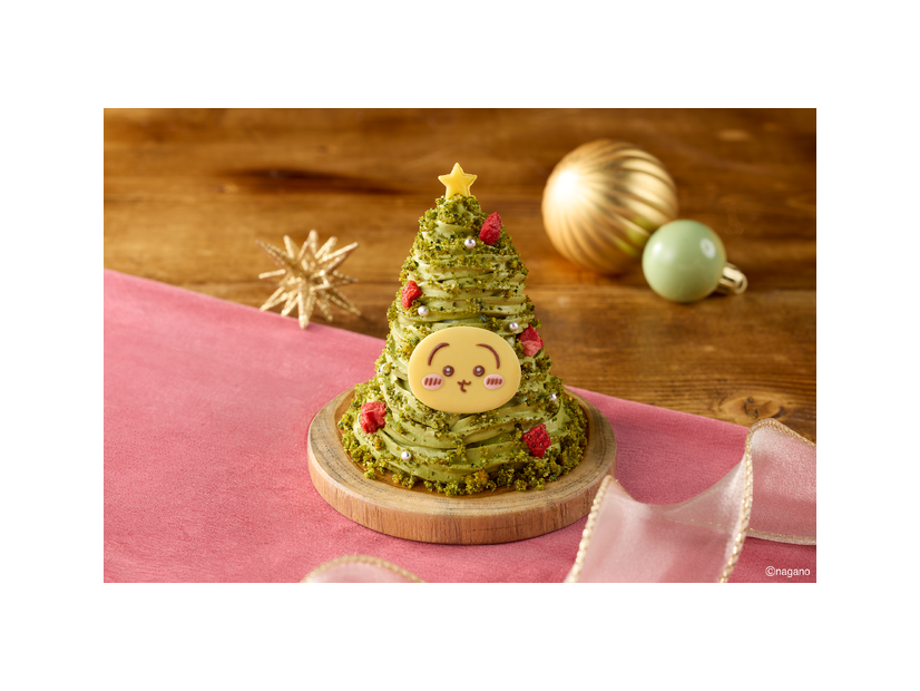 うさぎのピスタチオモンブラン1,900円　「ちいかわクリスマスマーケット」