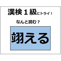 「翊える」の読み方、わかりますか？部首の羽に着目して、イメージをふくらませてみてね【漢字クイズ】