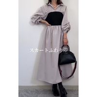 ビスチェ×シャツワンピの絶妙ドッキングで、大人のモードフェミニン完成【40代の毎日コーデ】