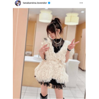 田中れいな、ほっそり美脚際立つミニ丈コーデに反響「めちゃくちゃかわいい」「おしゃれだね」