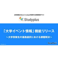 Studyplusに新機能「大学イベント情報」をアプリで管理
