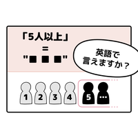 マンガでわかる！英語で「５人以上」はなんて言う？