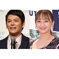 岡田結実、共演NGの父・岡田圭右と2ショット 夫撮影の親子写真に反響「幸せが溢れてる」「天才」