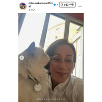 中村江里子アナ、母＆息子との3ショット公開「似てる」「スタイル抜群」と反響