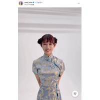 “自称 日本一強いアナウンサー”堀江聖夏、大胆スリット入りチャイナ服で圧巻美脚「まるで芸術」「目を奪われた」の声