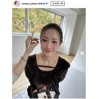 大沢あかね、美肩＆美背中輝くオフショルトップス姿披露「背中のラインが綺麗」「色っぽい」と反響