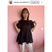 元TBS枡田絵理奈アナ、家族旅行で夫婦仲良し2ショット公開「ラブラブで尊い」「笑顔が最高」と反響