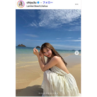 元AKB48河西智美、美ボディ際立つヒョウ柄ビキニのハワイショット公開「スタイル抜群」「すごく似合ってる」と反響