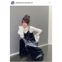 田中れいな、美スタイル際立つセットアップSHOTに絶賛の声「似合っててかわいすぎっっ」「綺麗」