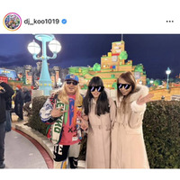 DJ KOO、家族でユニバ満喫！休日の親子3SHOT公開「僕を発見してくれる人も多くてw」