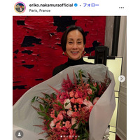 中村江里子アナ、25年愛用のワンショルブラウス＆ショーパン全身コーデ披露「大人の魅力」「脚の長さに驚愕」と絶賛の声