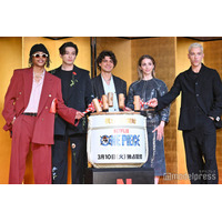 新田真剣佑ら、実写版「ONE PIECE」“麦わらの一味”が日本で集結 シーズン1配信時は尾田栄一郎宅で食事も「日本のことが大好きになってくれました」