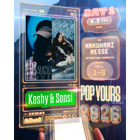 『POP YOURS 2026』DAY1にKoshy ＆ Sonsiの出演が決定｜4月3日～5日開催のヒップホップフェス