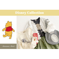 フリル＆レース＆刺繍で「くまのプーさん」を表現！「Samansa Mos2」春コレクション発売