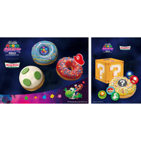 ドーナツ3種が新登場！ハテナブロックも『ザ・スーパーマリオギャラクシー・ムービー』×KKD