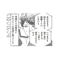 結婚の催促ばかりしてくる母の電話にうんざり。世間体を考えて都合のいい相手を探した結果…【サレた日には夜食を #４】