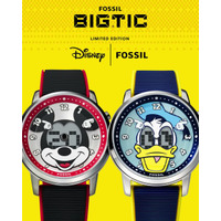 ミッキーたち目が動く！FOSSIL×Disney「BIG TIC」限定腕時計、ミッキー&ドナルドモデル発売