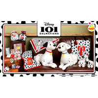 Happyくじに『101匹わんちゃん』登場　ポンゴ＆パディータのぬいぐるみ、お散歩シーンの缶ミラーほか