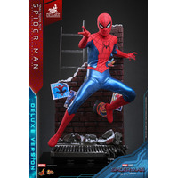 雪のニューヨークを再現した台座も！ スパイダーマン「ファイナル・スウィング・スーツ」デラックス版が登場