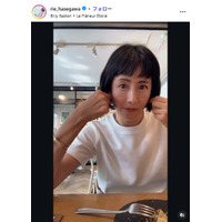 1児の母・長谷川理恵「中2男子の専属料理」一口ヒレカツ公開「レモンまで添えられてておしゃれ」「いい色に揚がってる」の声