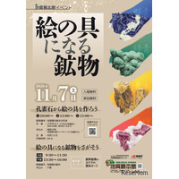 体験イベント「絵の具になる鉱物」地質標本館11/7