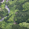 山梨県道志村の現場周辺