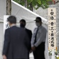 安倍元首相しのび葬儀 画像