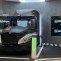 世界最大級の家電IT見本市「CES」に出展したトゥシンプルのブース＝1月、米ラスベガス（共同）