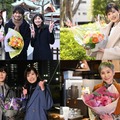 （左上から時計回りに）矢田亜希子、眞島秀和、中田青渚、中田青渚、手塚理美、中田青渚、木全翔也（C）読売テレビ