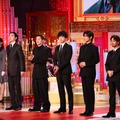 優秀助演男優賞受賞者（左から）柄本佑、窪田正孝、坂口健太郎、目黒蓮、横浜流星／写真提供：東京写真記者協会