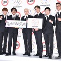 活動報告記者会見に出席したGENERATIONS from EXILE TRIBE／（左から）小森隼、白濱亜嵐、数原龍友、中務裕太、片寄涼太、佐野玲於、関口メンディー（C）モデルプレス