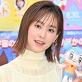 「それいけ！アンパンマン ロボリィとぽかぽかプレゼント」公開アフレコイベントに出席した桐谷美玲（C）モデルプレス