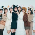 （左から）河田陽菜、渡辺莉奈、藤嶌果歩、東村芽依、小坂菜緒、正源司陽子、丹生明里、上村ひなの／Photo：Yasutomo Sampei（C）KOBUNSHA