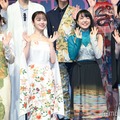 「千と千尋の神隠し」の製作発表会見に出席した川栄李奈、橋本環奈、上白石萌音、福地桃子（C）モデルプレス