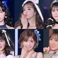 （上段左から）堀未央奈、藤田ニコル、矢吹奈子（下段左から）香音、ひめか、佐々木久美（C）モデルプレス