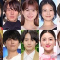 （上段左から）広瀬アリス、山下智久、生見愛瑠、今田美桜、杉咲花（下段左から）川口春奈、間宮祥太朗、赤楚衛二、石原さとみ、松本まりか（C）モデルプレス