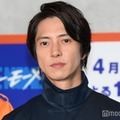 ドラマ「ブルーモーメント」制作発表に登壇した山下智久（C）モデルプレス