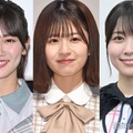 （左から）河田陽菜、松田好花、丹生明里（C）モデルプレス