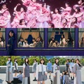 （上段から）櫻坂46、乃木坂46、日向坂46（提供写真）