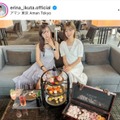 モー娘。生田衣梨奈、BEYOOOOONDS小林萌花とのアフタヌーンティーSHOTに「めっちゃ仲良し」「お嬢様！」の声