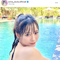 モー娘。生田衣梨奈、美背中見せの水着SHOTにファン悶絶「透明感ありすぎ」「めちゃめちゃ綺麗」 画像