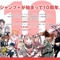 「ジャンプ＋」10周年記念で22作品無料公開へ「激アツ」「神企画」とネット歓喜 画像