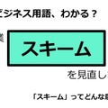 ビジネス用語「スキーム」ってどんな意味？ 画像