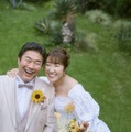 佐々木健介＆北斗晶夫妻、結婚30周年を前にバウリニューアル 思い出のドレス姿披露 画像